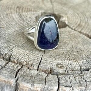 NEW! Sunstone in Iolite Ring